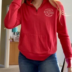 Aeropostale Red Quarter Zip